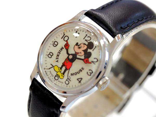 ブラッドレイ ミッキーマウス 機械式手巻き時計 ディズニー BRADLEY ボーイズサイズ