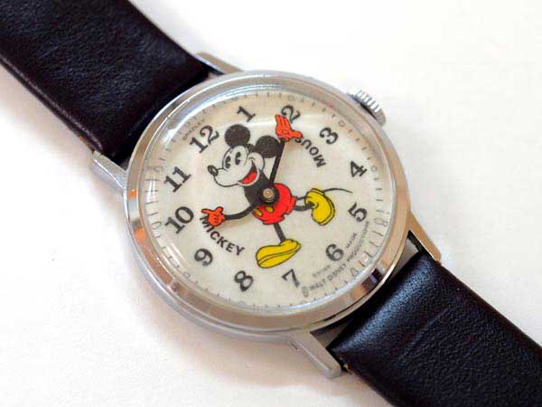 ブラッドレイ ミッキーマウス 機械式手巻き時計 ディズニー BRADLEY パイアイ
