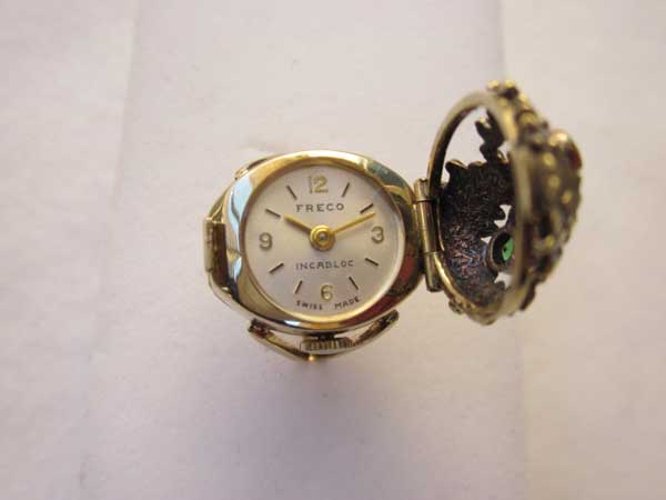 フレコ 指輪型時計 レディース 17石 手巻き FRECO