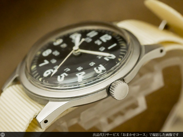ベンラス 1965年 ベトナム戦争 米軍官給品 アメリカ軍用時計 MIL-W-3818B 3色NATOベルト付き 精悍なメンズモデル