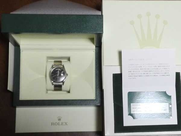 ロレックス ROLEX デイデイト Ref.1803 18Kホワイトゴールド 正規OVH済み・保証書付属