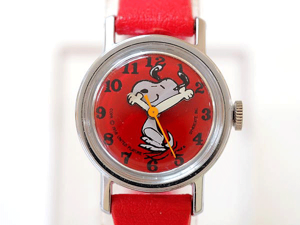 タイメックス スヌーピー センターセコンド キャラクターウォッチ 機械式手巻