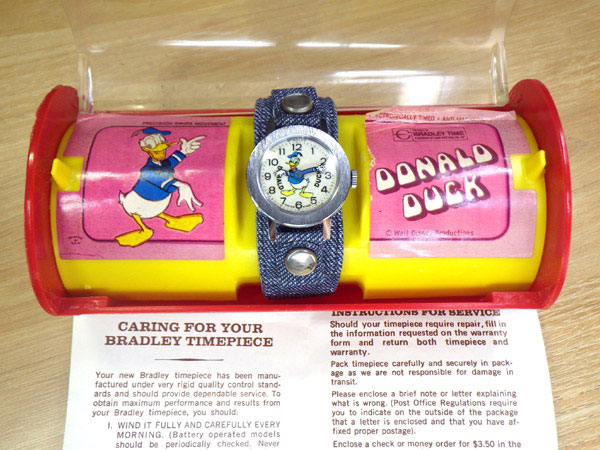 ブラッドレイ ドナルドダッグ オリジナルベルト 元箱 ギャランティー付き 手巻き BRADLEY