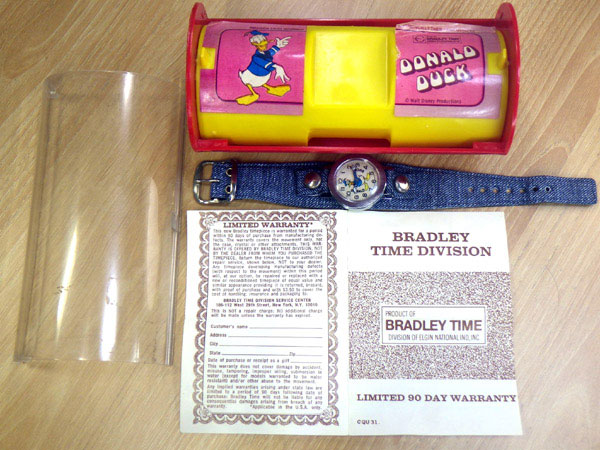 ブラッドレイ ドナルドダッグ オリジナルベルト 元箱 ギャランティー付き 手巻き BRADLEY