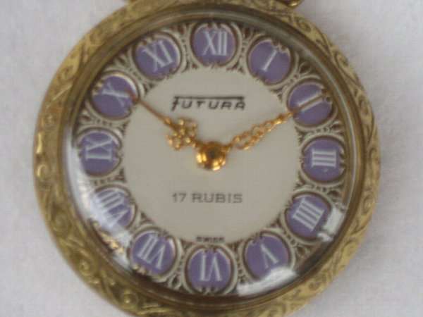 フーツラ FUTURA 懐中時計 手巻き 17石 ローマンインデックス 17RUBIS