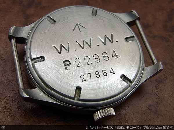 シーマ CYMA ブロードアロー イギリス軍用時計 マットブラックダイヤル 2重ケース 手巻き