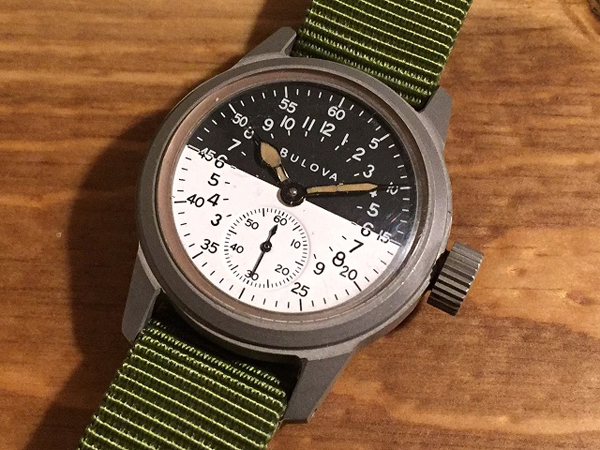 メンズ【アンティーク】ブローバ BULOVA 軍用時計 ベトナム戦争 自動巻き  米軍