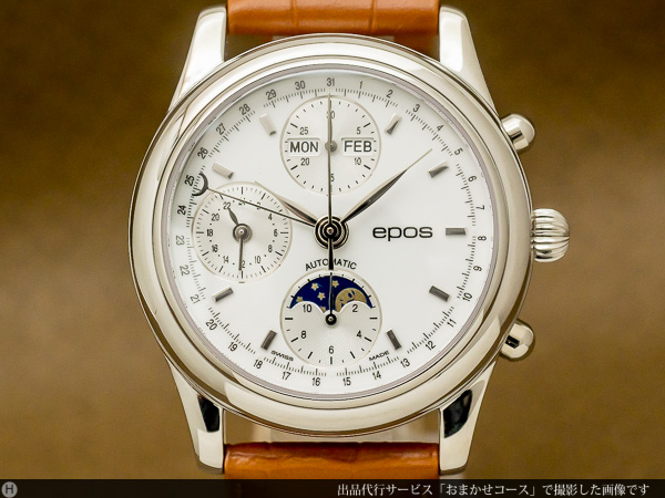 EPOSエポス クロノグラフ メンズ腕時計 自動巻き - 時計