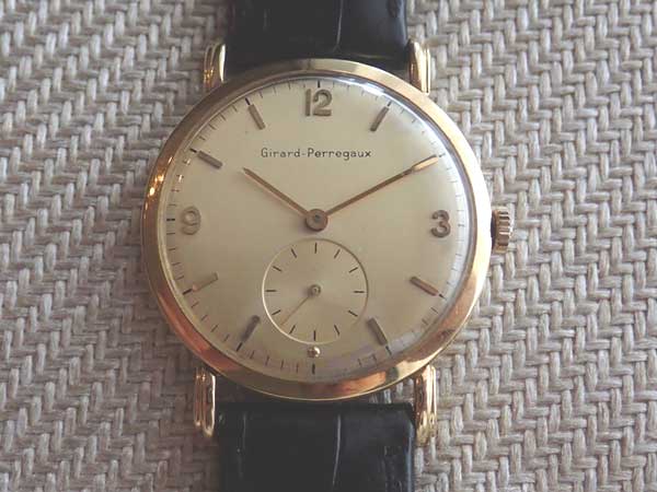 ジラール・ペルゴ Girard Perregaux 18K無垢ケース スモールセコンド 手巻き