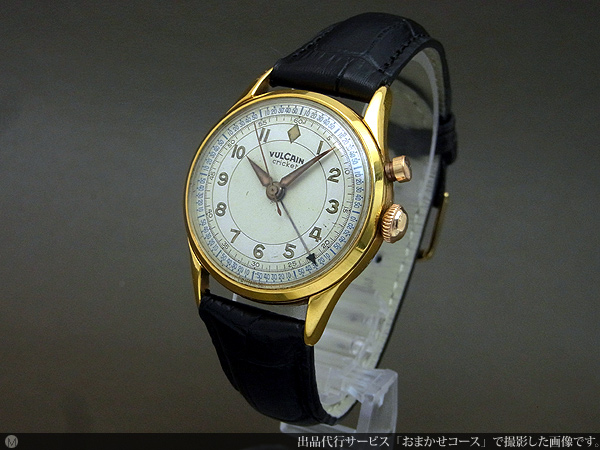 バルカン クリケット 世界初の手巻きアラーム腕時計 アンティーク 