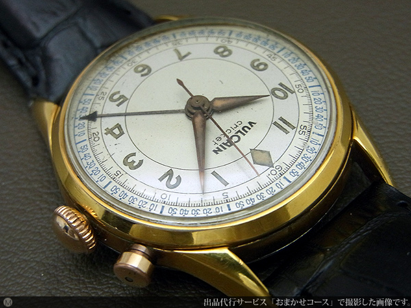 バルカン クリケット 世界初の手巻きアラーム腕時計 アンティーク メンズウオッチ 手巻き VULCAIN