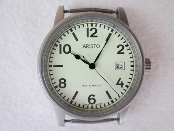 ARISTO ドイツ時計 機械式 ETA2824 裏スケルトン文字盤カラー