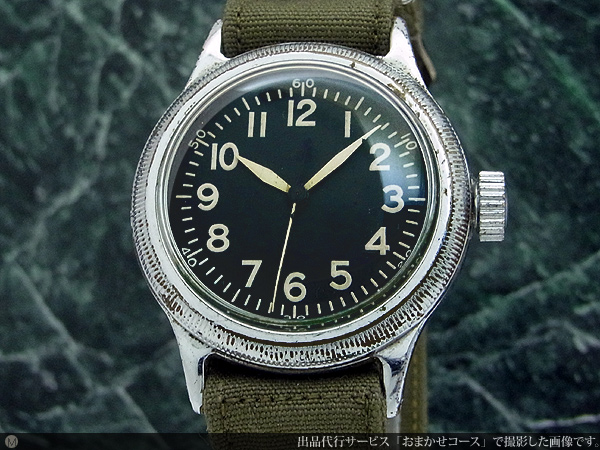 【美品 OH済】ELGIN エルジン ミリタリー◆復刻 WW2 手巻き 米軍 A