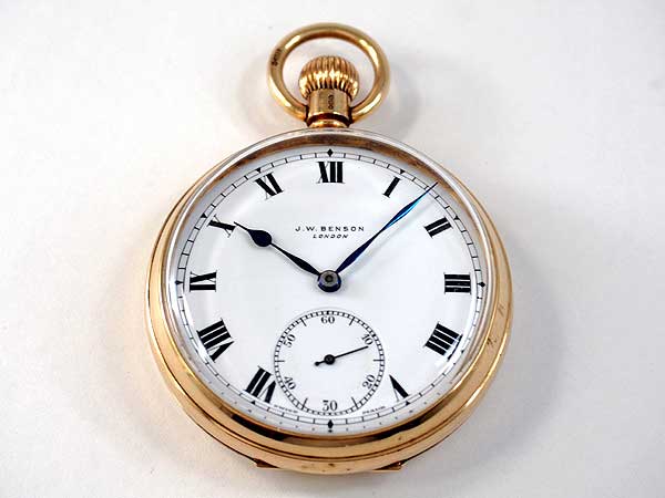 アンティーク  イギリス 純銀 懐中時計