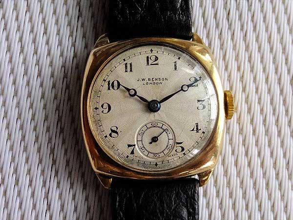 【ヴィンテージ】J.W.BENSON 腕時計 手巻き式