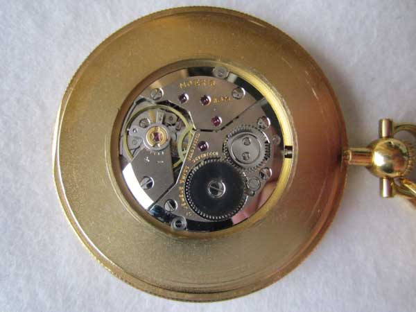 モーリス MOERIS REPLICA 17石 手巻き 2針 懐中時計 R.576 当時の保証書付属