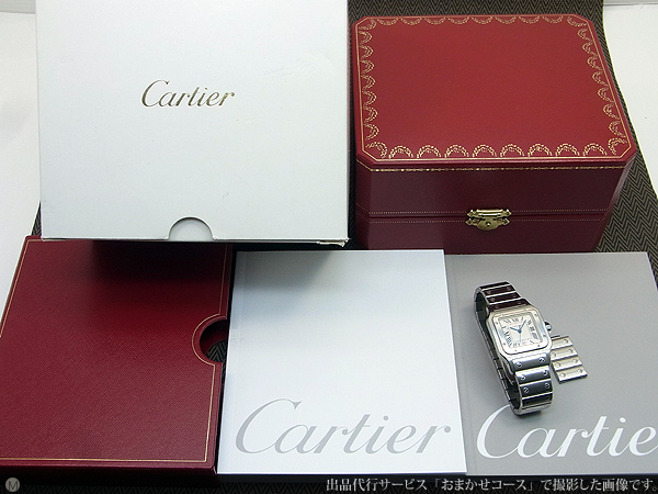 カルティエ サントス ガルベ Ref.1564 ボーイズサイズ クオーツ BOX・保証冊子付属 Cartier [代行おまかせコース]