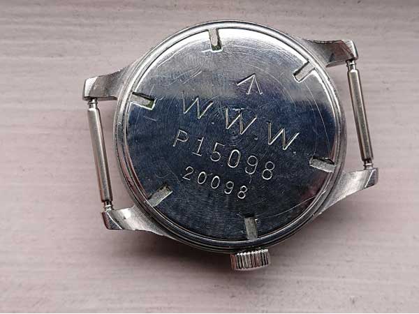 シーマ CYMA W.W.W. イギリス陸軍 第二次世界大戦 軍用時計 ブラウンチェンジ文字盤 ダーティダース ビッグケース ブロードアロー