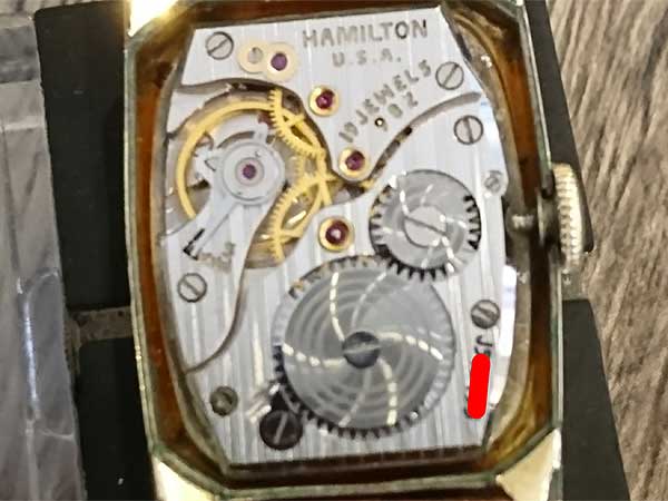 ハミルトン ボルトン 14金GF Cal.982 手巻き 1940年代 (Hamilton Boulton) シルバー文字盤