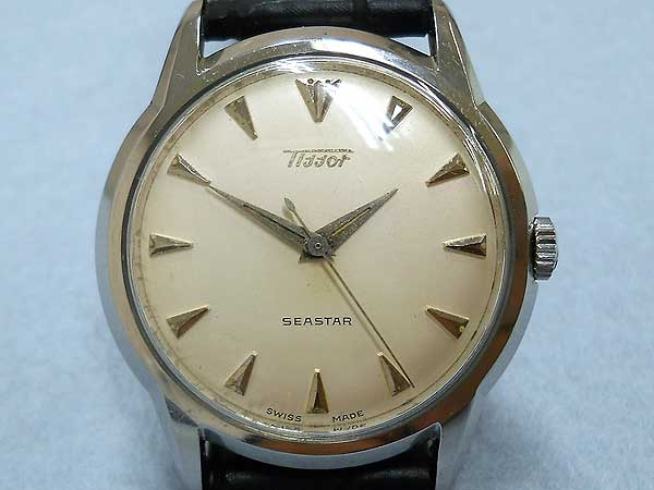 ティソ 60s Vintage シースター Tissot Seastar Screw Back Cal 27b 21 Manua