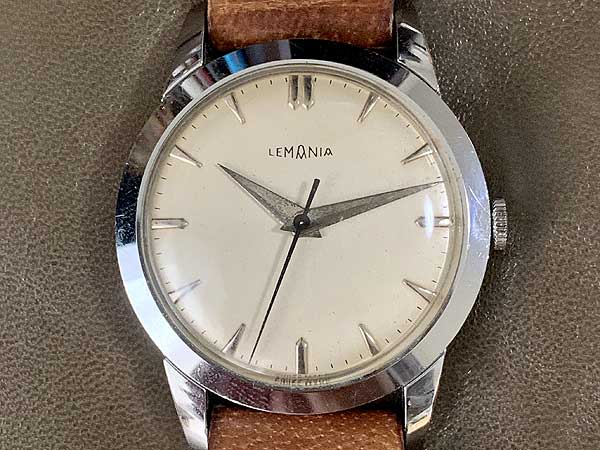 【即決】 アンティーク LEMANIA レマニア 手巻き式 腕時計 動作確認済
