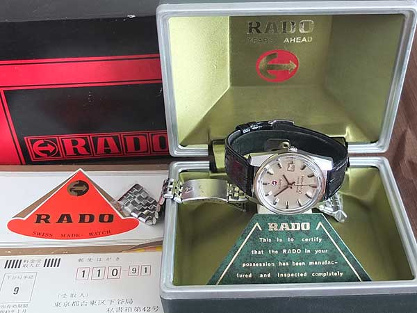 ラドー クロノメーター RADO Chronometer SS 自動巻 純正ブレス BOX付