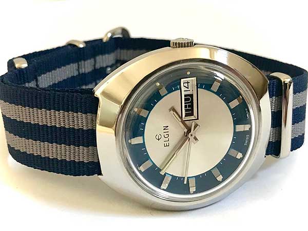 ELGIN エルジル 腕時計 自動巻きオートマチック デイデイト DAYDATE