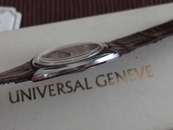 ユニバーサル UNIVERSAL ホワイトシャドー マイクロローター 自動巻 BOX プライスタグ付 希少品