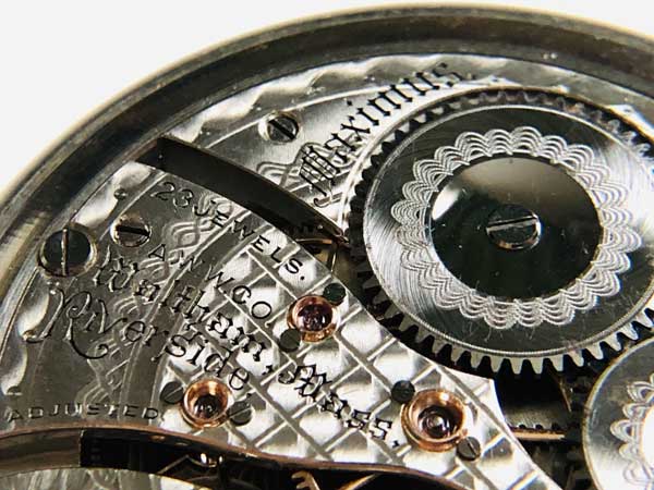 ウォルサム　リバーサイドマキシマス　アンティーク　機械式懐中時計