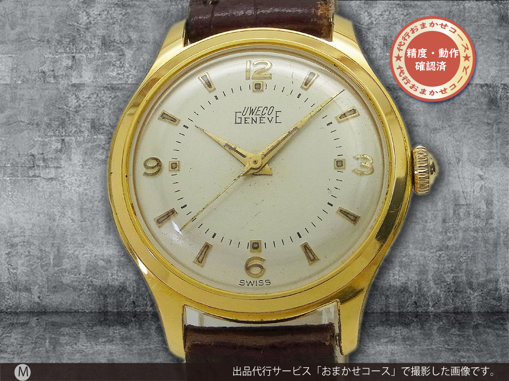 UWECO GENEVE / ユニバーサル・ジュネーブ 17石 GP/SS ラウンドケース ...