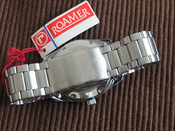ローマー スーパーキング ROAMER Superking 手巻き インカブロック SSブレス 未使用 タグ付