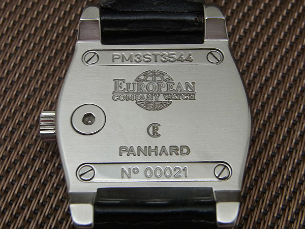 ECW パナール M3 スモール PM3ST3544 SS ソリッドケース ブラックダイヤル オートマチック BOX・ギャラ付属 European Company Watch PANHARD M3 Small [代行おまかせコース]
