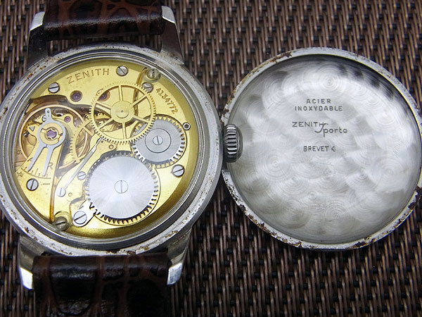 ゼニス スポルト センターセコンド Cal.126-5-6 SS アップライトロゴ シースルー中蓋仕様 手巻き ZENITH Sporto [代行おまかせコース]