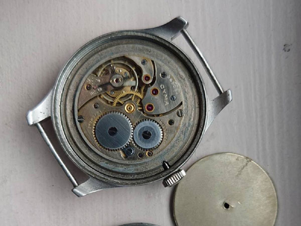 シーマ W.W.W. イギリス軍用 陸軍 ダーティダース ボンクリップバンブーブレス 第二次世界大戦 軍用時計 ビッグケース ブロードアロー