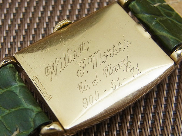 ジラールペルゴ 14K GOLD FILLED　金張り 角型 レクタンギュラー ヴィンテージ 手巻き GIRARD-PERREGAUX 1791 [代行おまかせコース」