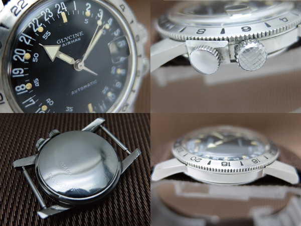 新品 Glycine   グリシン 腕時計 ミリタリー エアパイロット　レザー