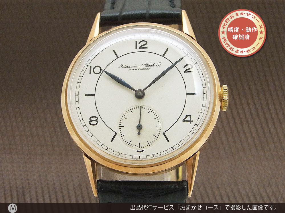 iwc403 筆記体ロゴ ノンデイト 手巻き - 腕時計(アナログ)