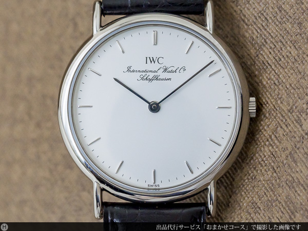 IWC ポートフィノ クオーツ ホワイトダイヤル シンプルウォッチ