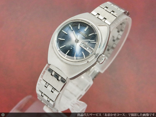 セイコー SEIKO レディース時計 2706-0200 3面カットガラス仕様 ブルー 