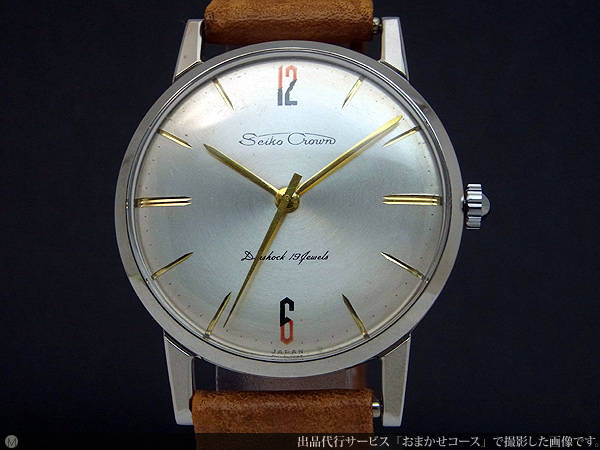 【在庫あ国産】SEIKO CROWN 21石 GOLD 時計