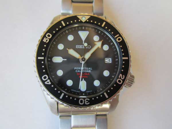 セイコー ダイバー SBCM023 8F35 パーペチュアルカレンダー - 腕時計 ...