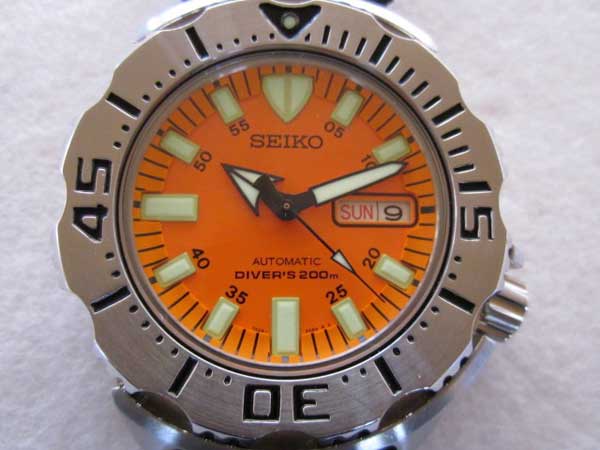 腕時計(アナログ)【新品未使用】【即納】SEIKO5 自動巻 オレンジモンスター SRPB39J1