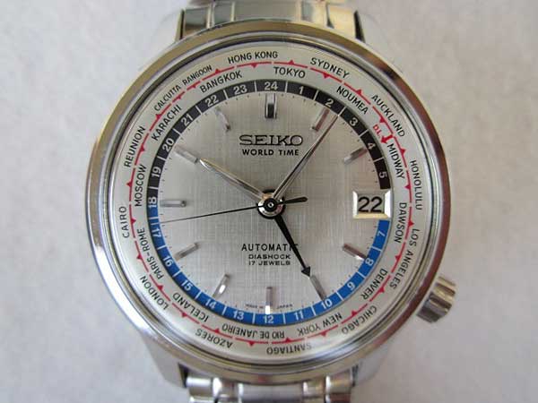 安いそれに目立つ World Seiko ワールドタイム セイコー Time - 腕時計 