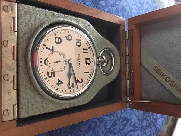 セイコー 19セイコー 24型 標準時計 セコンドセッティング 手巻き seikosha機械
