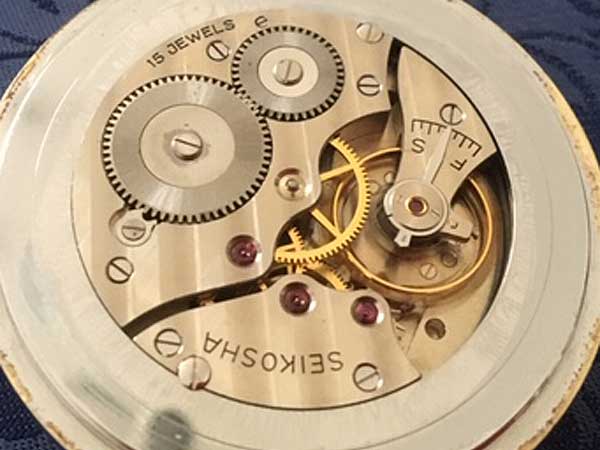 セイコー 19セイコー 24型 標準時計 セコンドセッティング 手巻き seikosha機械