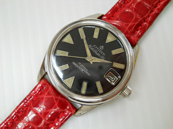 【電波時計】CITIZEN　シチズン　オルタナ　V010-6591H　デイト　SS　ブラック　復刻モデル メンズ　腕時計松前R56店