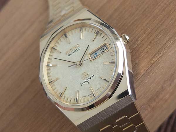 時計SEIKO KINGクォーツ ツインクォーツ アンティーク 1979年 - 腕時計
