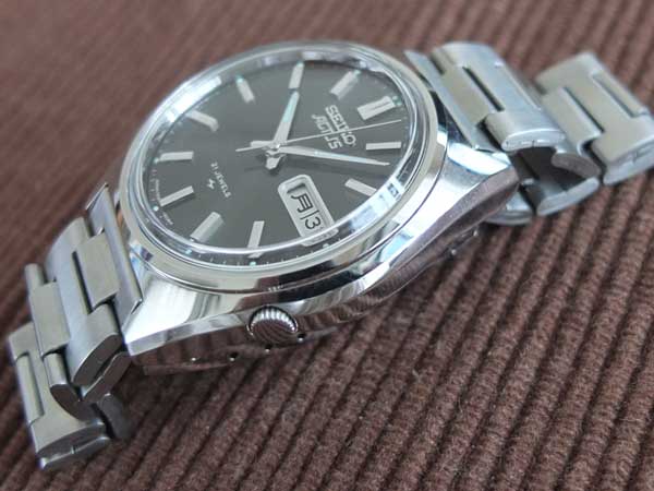 セイコー SEIKO アクタス ACTUS 黒文字盤 オートマチック 7019-8010 21