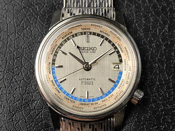 セイコー SEIKO WORLD TIME ワールドタイム ファーストモデル 6217 ...