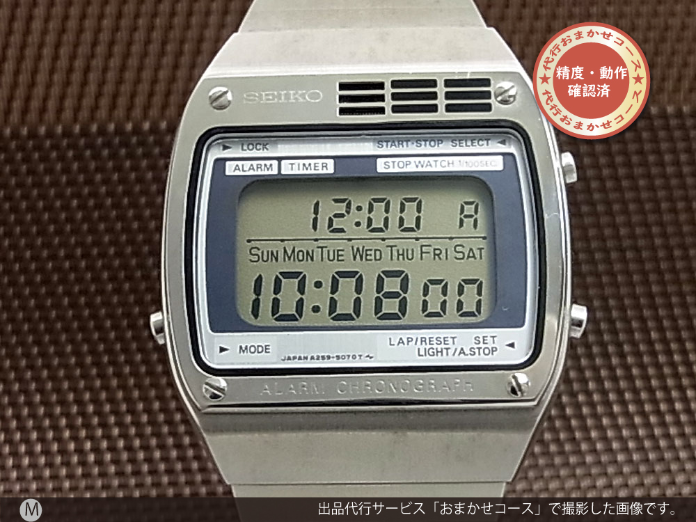 セイコー デジタルクオーツ A259-5010 アラーム クロノグラフ SEIKO ...